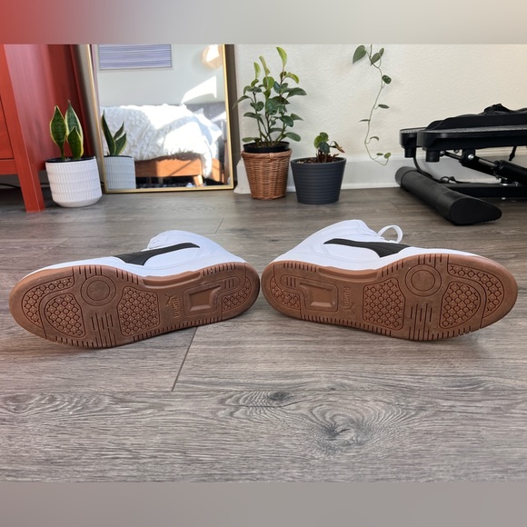 PUMA MENS REBOUND MID SNEAKER - WHITE / SIZE 12 - Picture 9 of 9